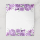 Lavendel & Zilver Bloemstuk Bruiloft (Buitenkant ongevouwen)