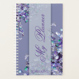 Lavendelblauwe lente Sering Planner