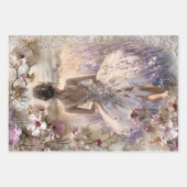 Lavendelbloei, zware decoupage inpakpapier vel (Voorkant)