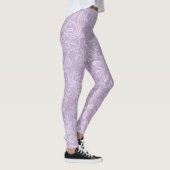 Lavendelbloemen Paarse Leggings (Rechts)