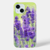 Lavendelbloemen Paarse Waterverf bloemen Case-Mate iPhone Case (Achterkant)