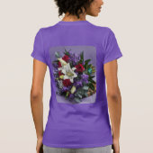 Lavendelboeket T-shirt (Achterkant)