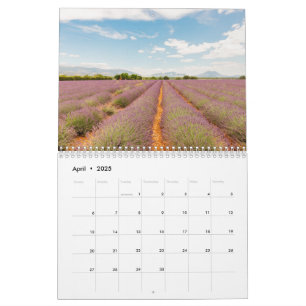 Lavendelfoto's van Frankrijk Home Decor Kalender