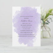 lavendelmist | Repetitie diner Kaart (Staand voorkant)