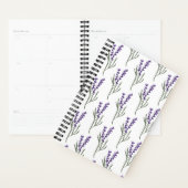 Lavendelplanner - wit patroon planner (Display)