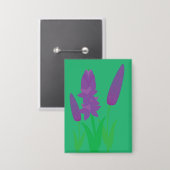 Lavendelplanten Button (Voorkant / Achterkant)