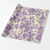 Lavendelrozen Cadeaupapier (Uitgerold)