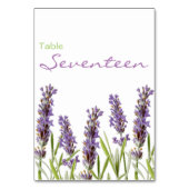 Lavendeltabelnummer Kaart (Voorkant)