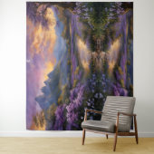 Lavendelvallei bij zonsopgang wandkleed (In situ)