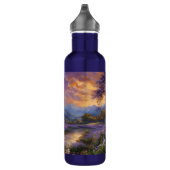 Lavendelvallei bij zonsopgang waterfles (Rechts)