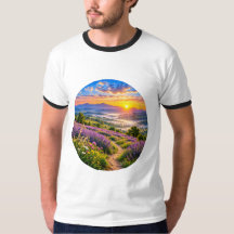 Lavendelvallei Zonsopgang Landschap