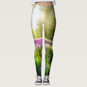 Lavendelveld Leggings (Voorkant)
