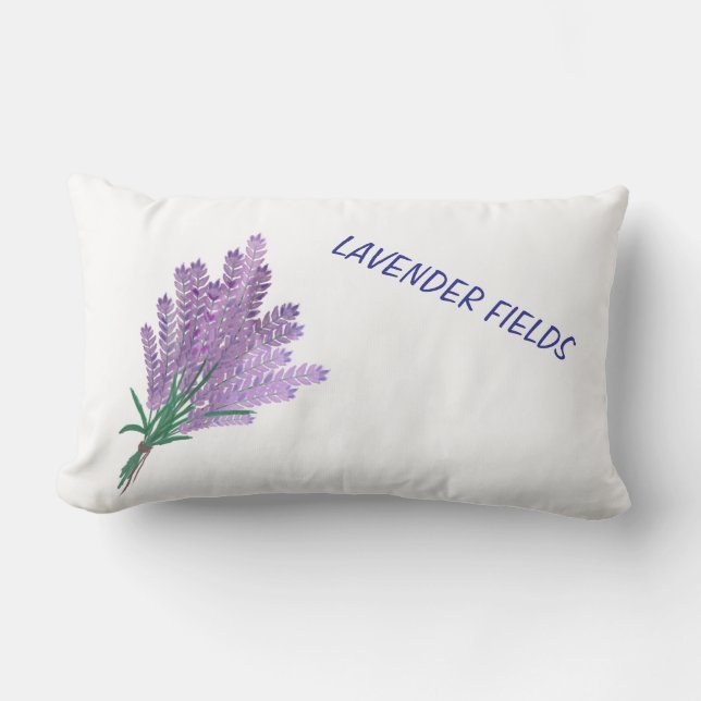 LAVENDELVELDEN KUSSEN (Voorkant)