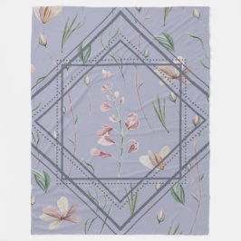lavendelweide-Lijst Fleece Deken
