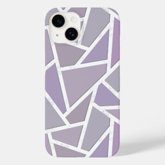 Lavendemozaïekpatroon Case-Mate iPhone Case (Achterkant)