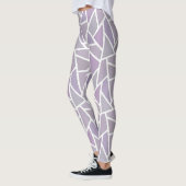 Lavendemozaïekpatroon Leggings (Links)