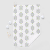 Lavender Abstract Golfhanddoek (Insitu)