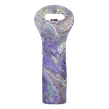 Lavender Abstract Wine Tas - "Naomi"