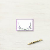 Lavender and Eucalyptus Post-it Notes (Op bureau)