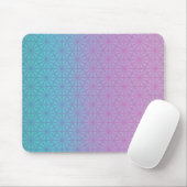Lavender and teal geometric mouse pad muismat (Met muis)