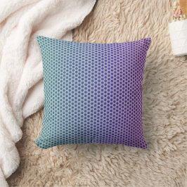 Lavender and teal gradient throw pillow kussen