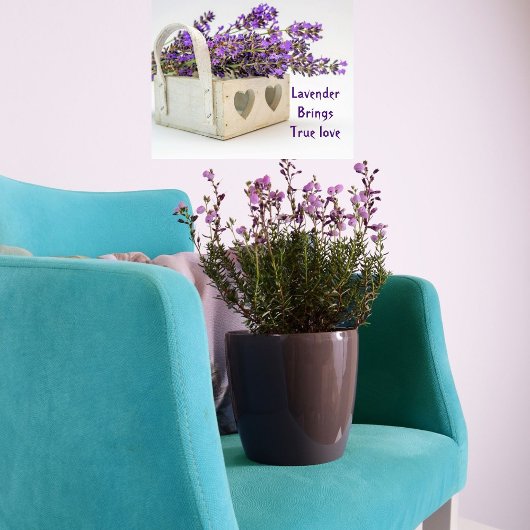 Lavender Apporte Vraiment Amour Poster Wall Art