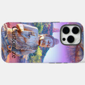 lavender aura buddha Case-Mate iPhone case (Achterkant (horizontaal))