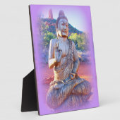 lavender aura buddha fotoplaat (Zijkant)