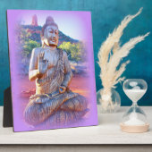 lavender aura buddha fotoplaat (Zijkant)