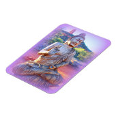 lavender aura buddha magneet (Linkerzijde)