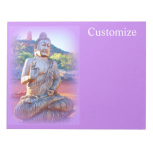 lavender aura buddha notitieblok