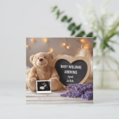 Lavender Baby Faire-part médias sociaux (Debout devant)