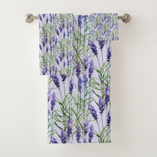 Lavender Bad Handdoek (Insitu)