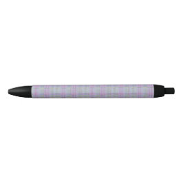 Lavender Barefoot Plaid  Zwarte Inkt Pen