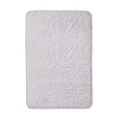 Lavender Bath Mat met een gerimpeld ontwerp (Voorkant Verticaal)