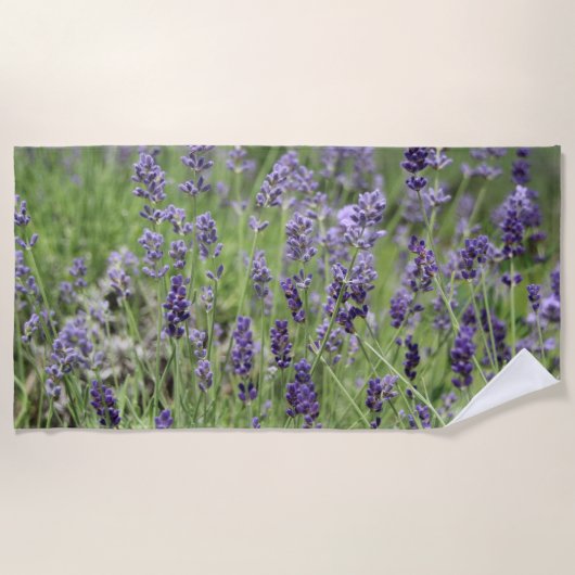 Lavender Beach Towel Strandlaken (Voorkant)