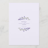 Lavender Bliss Elegant Waterverf Programma (Achterkant)