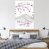 Lavender Blossom Canvas Afdruk (Insitu (Slaapkamer))