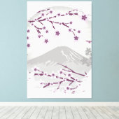 Lavender Blossom Canvas Afdruk (Insitu (Houten vloer))
