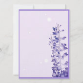 Lavender Blossom Kaart (Achterkant)