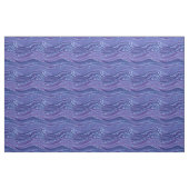 Lavender Blue Abstract Waves Pattern Stof (Yard (91,4 cm))