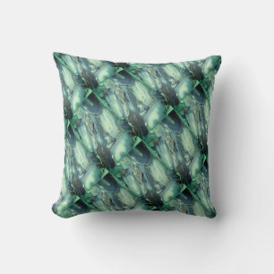 Lavender Blue en Turquoise Abstract decor Pillow Kussen