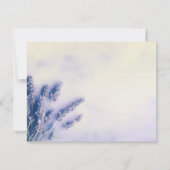 Lavender Blue Funeral Merci Cartes (Dos)
