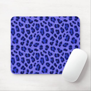 Lavender Blue Leopard Animal Print Skin Patroon Muismat