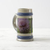 Lavender-Blue Thistle "Natte Uw Kronkel" Bierpul (Voorkant links)