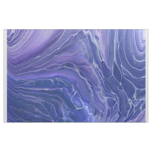Lavender Blue Zeer peri Marble Acryla Abstract Stof