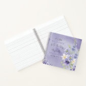 Lavender Boho Un Petit Fleur sauvage Baby Livre d' (Intérieur)