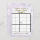 Lavender Bokeh | Bingo Kaart (Voorkant / Achterkant)