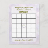 Lavender Bokeh | Carte Bingo (Devant)