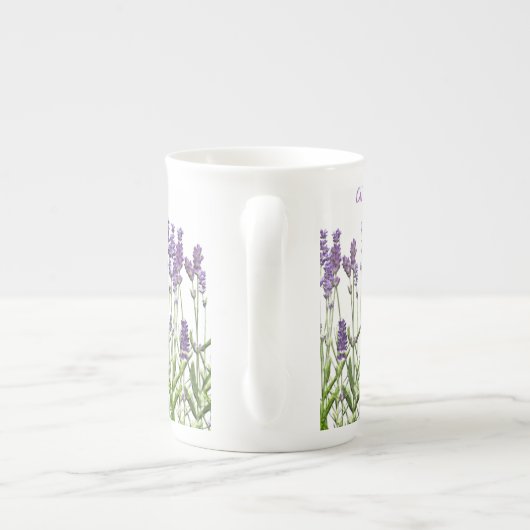 Lavender Bone China Mok (Achterkant)